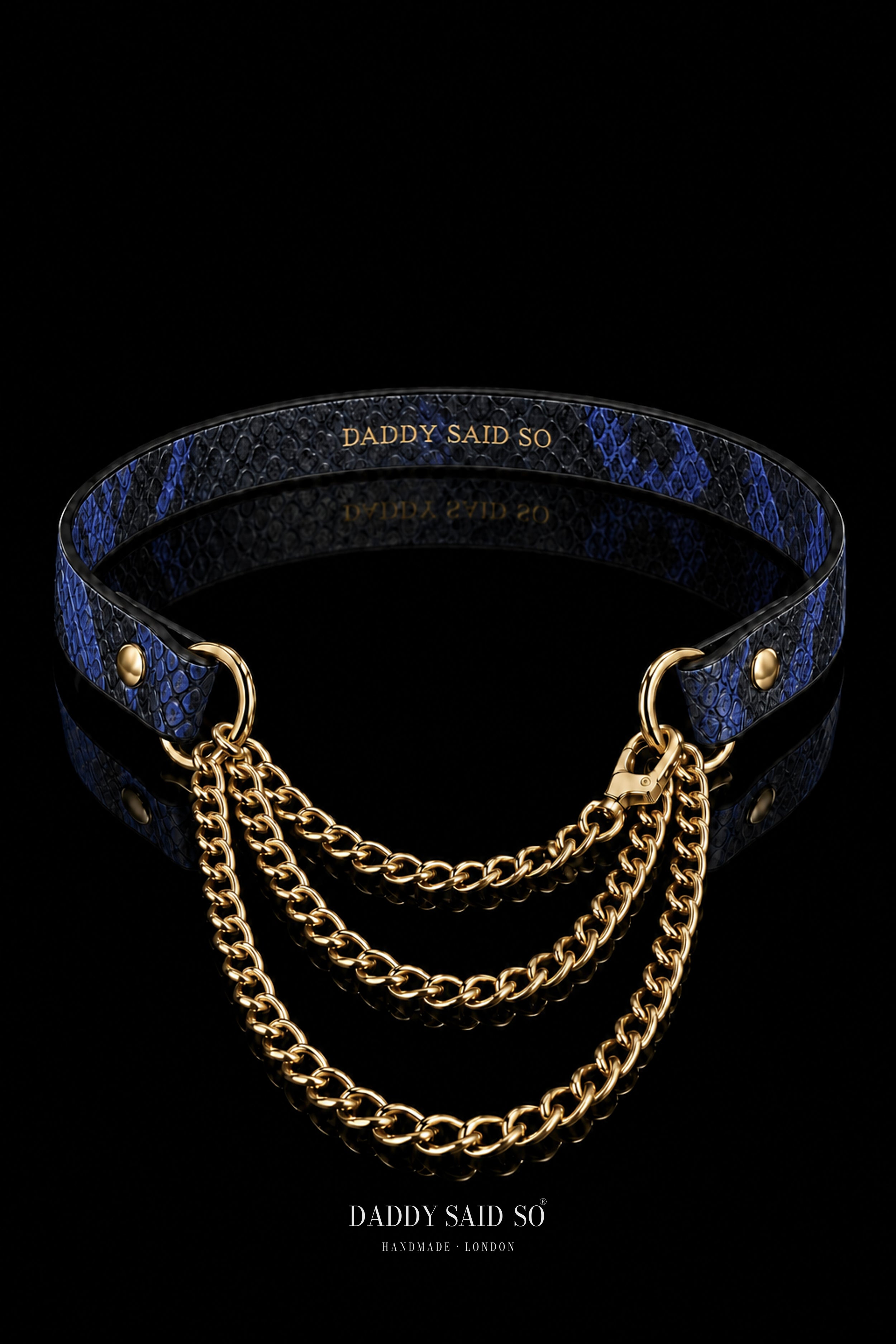 Shadow Serpent Chain Choker