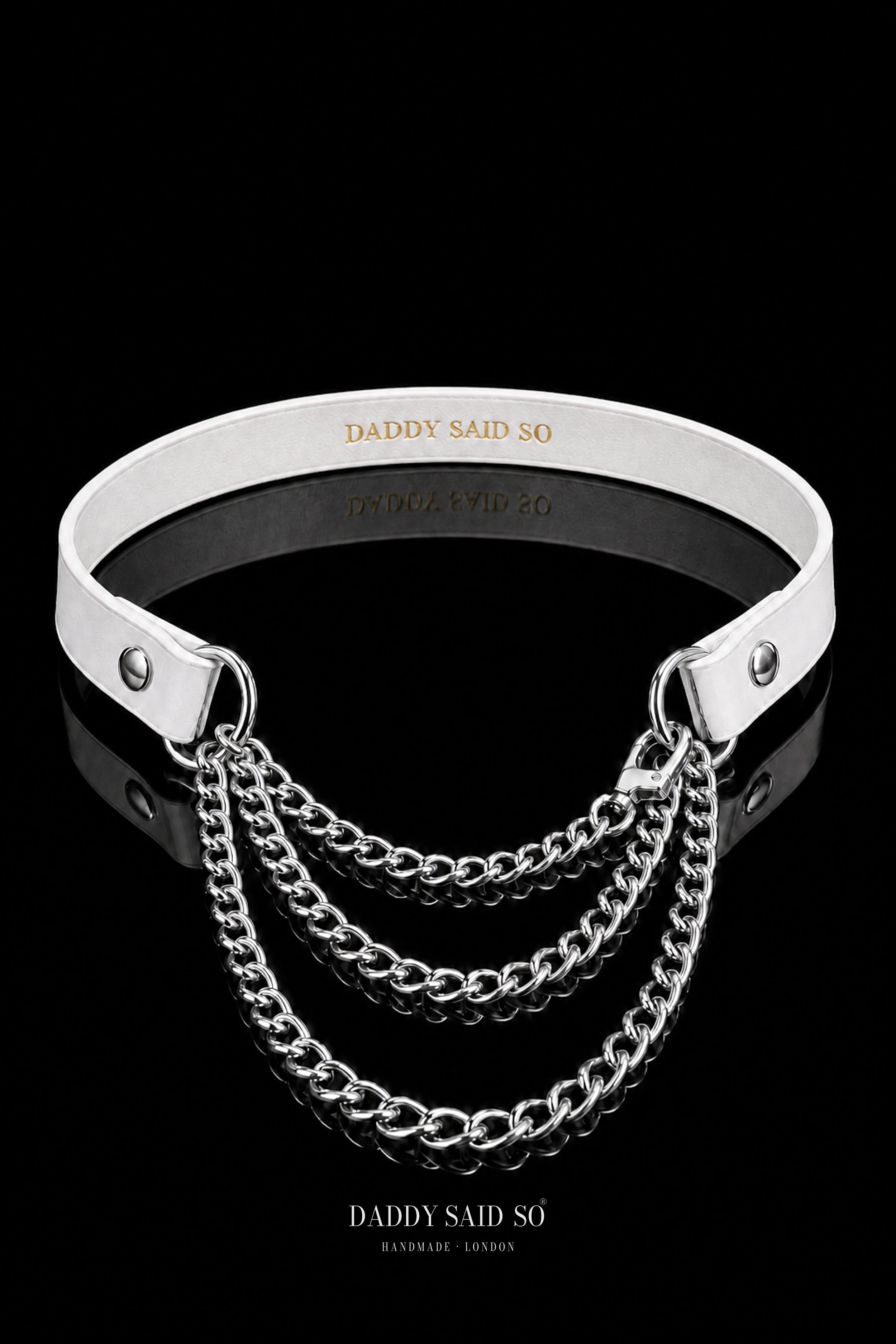 White Chain Choker