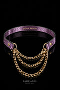 Pink Serpent Chain Choker
