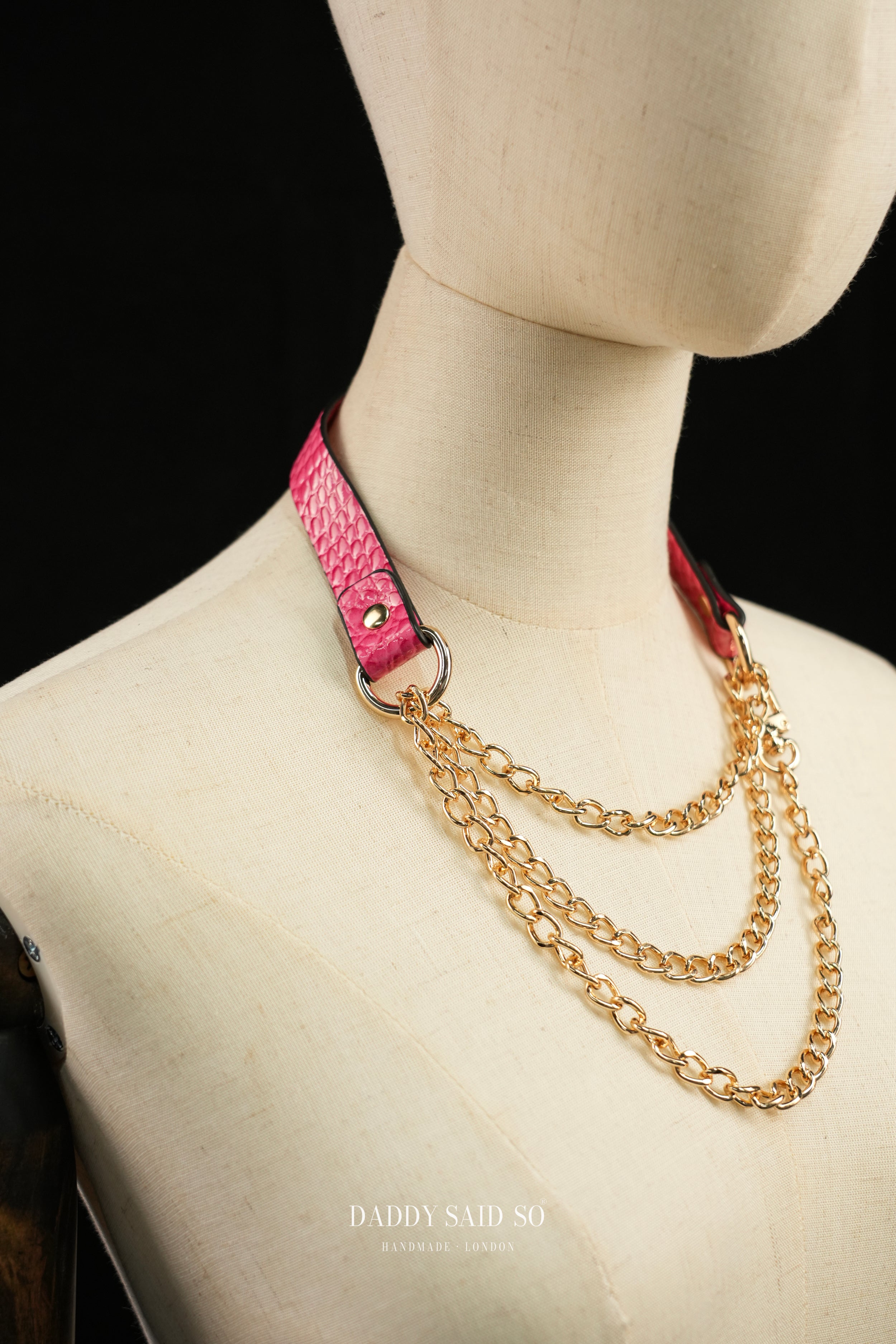 Crimson Chain Choker