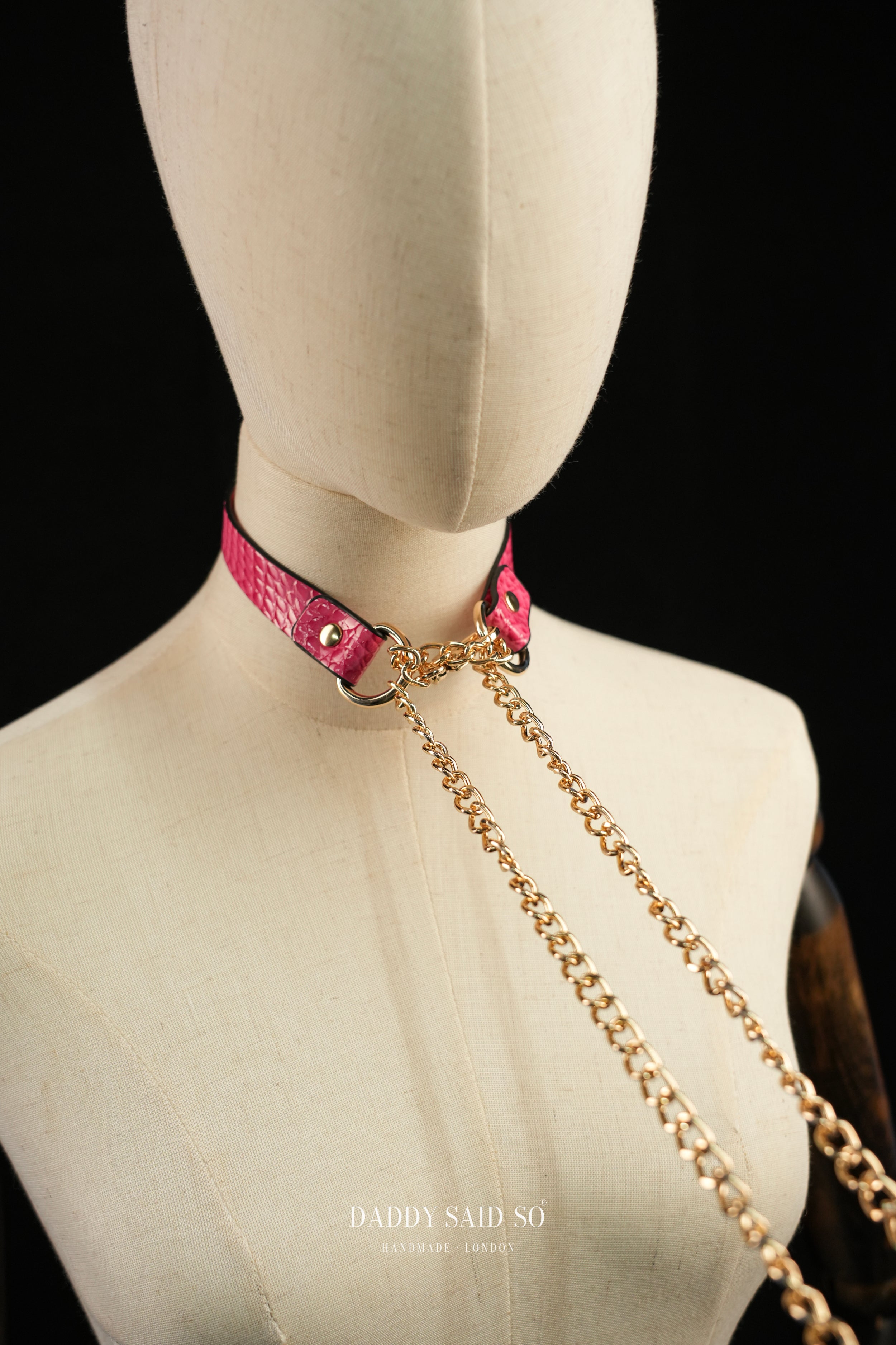 Crimson Chain Choker
