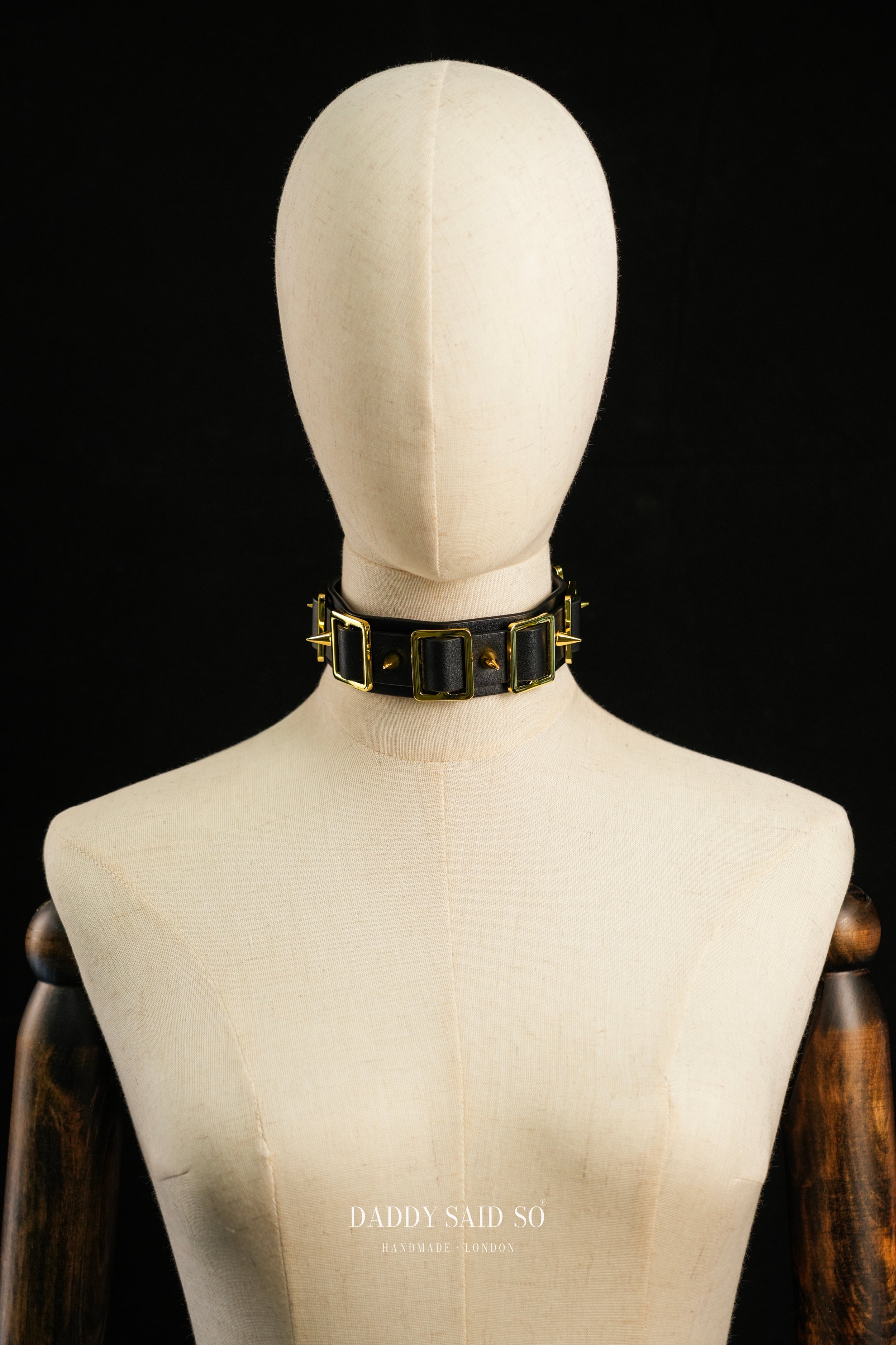 Gilded Spike Collar
