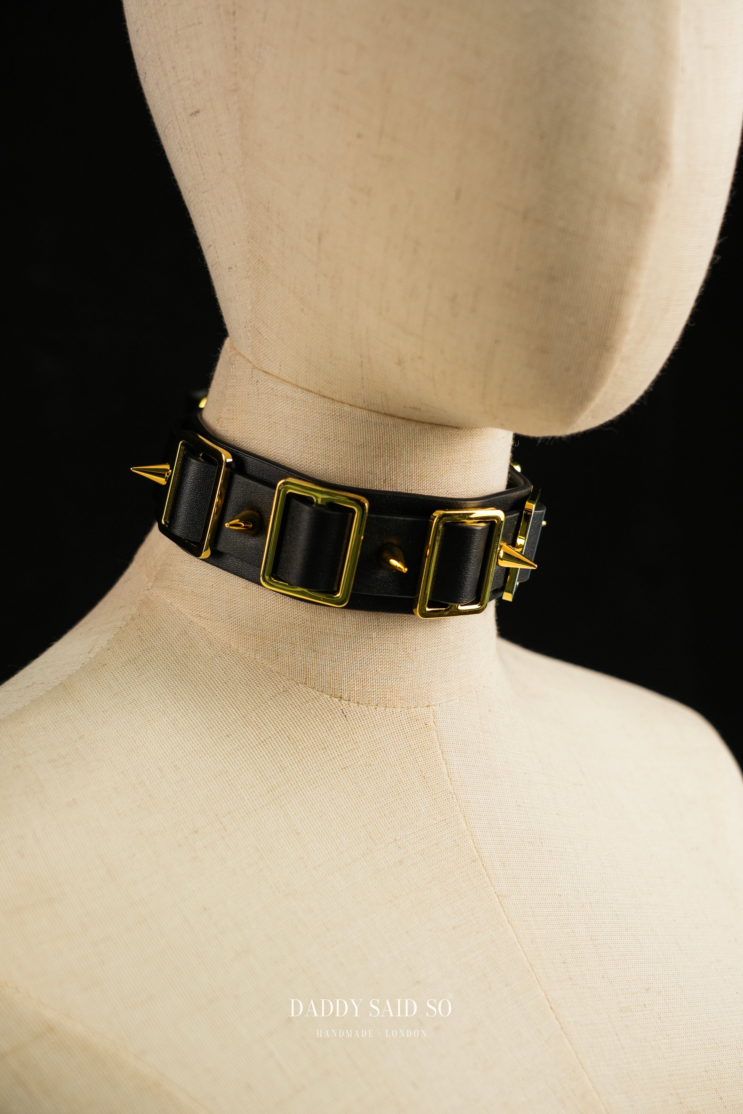 Gilded Spike Collar