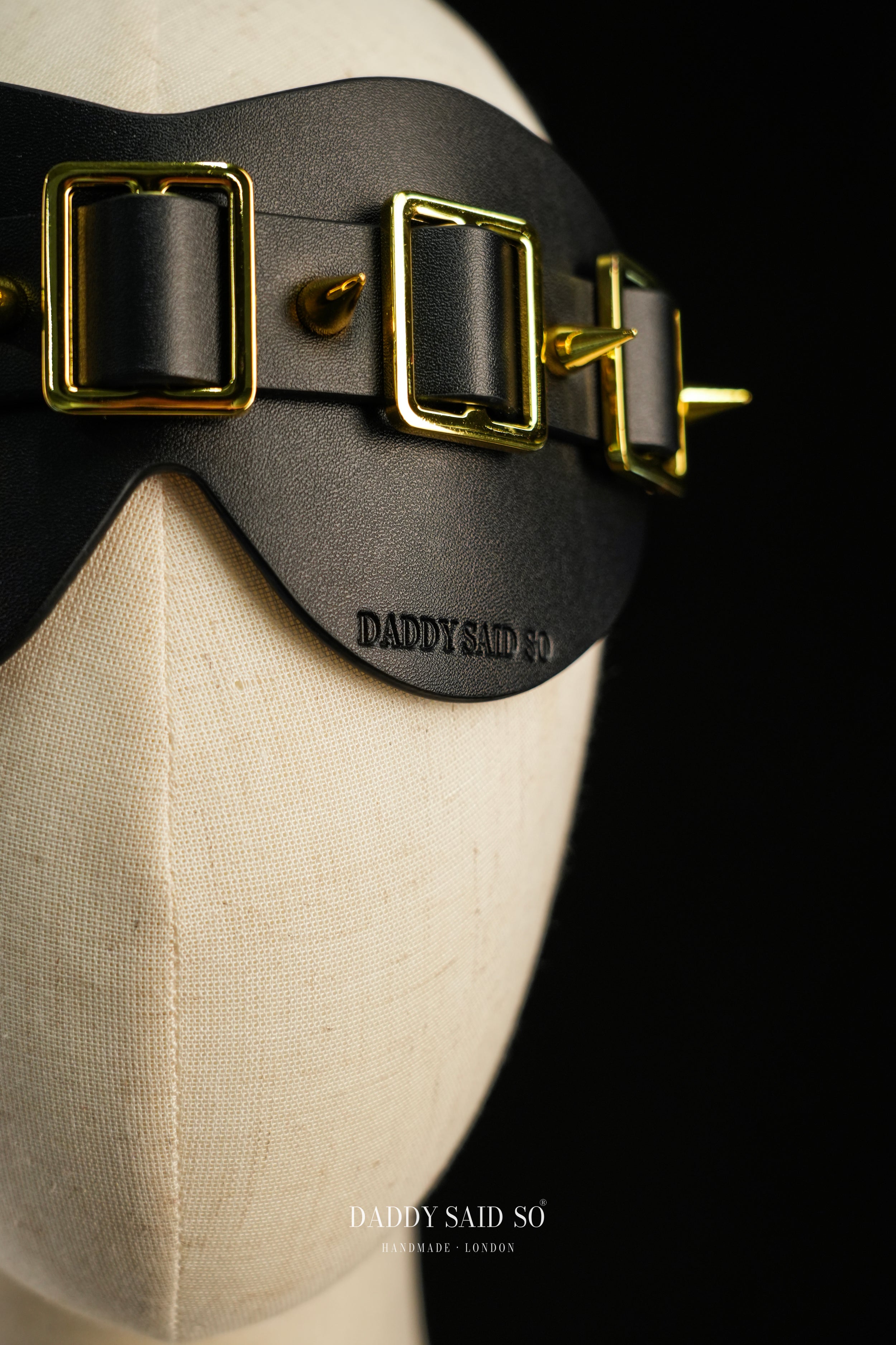 Gilded Spike Eye Mask