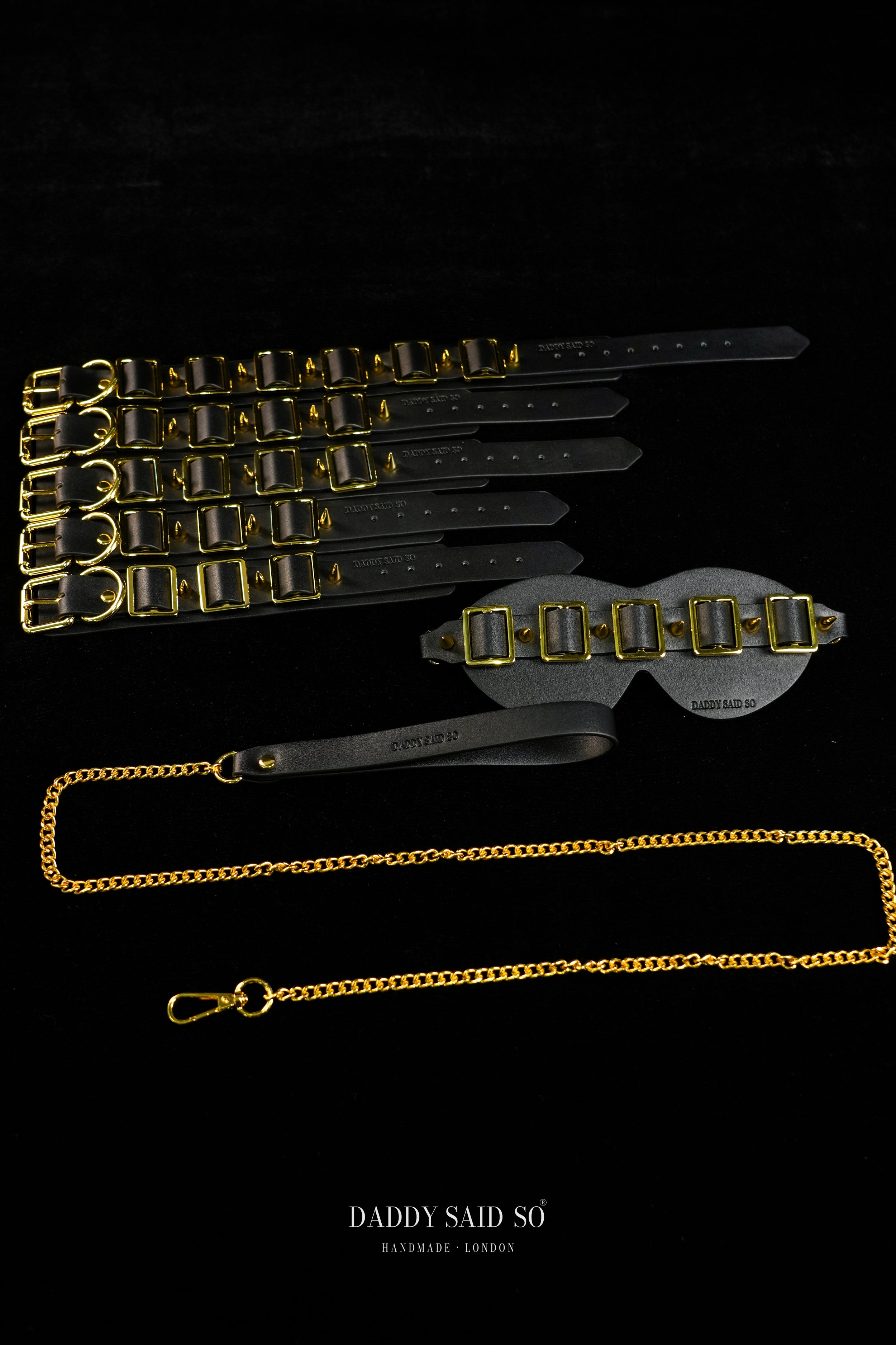 Gilded Spike Bondage Set