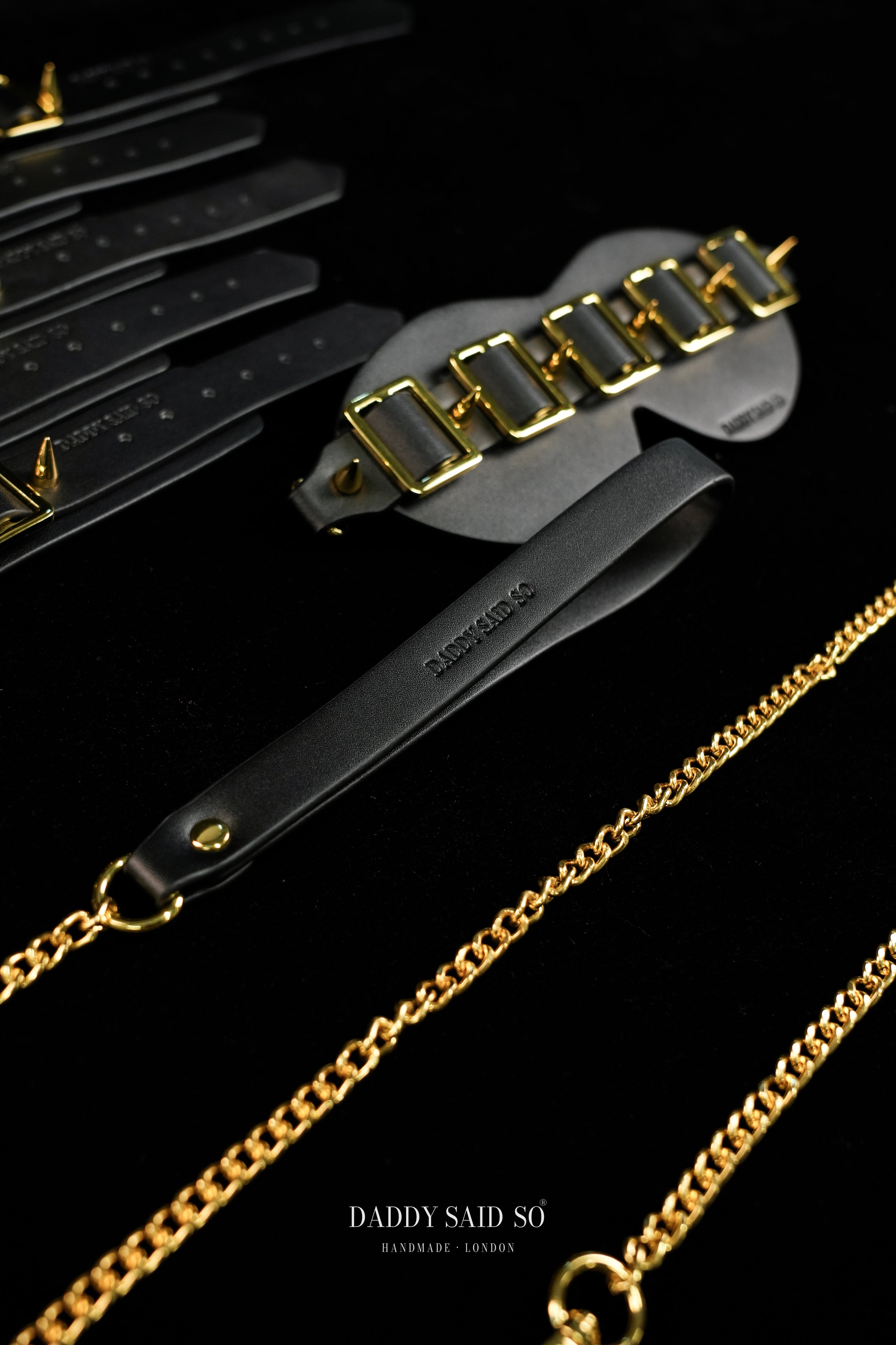 Gilded Spike Bondage Set