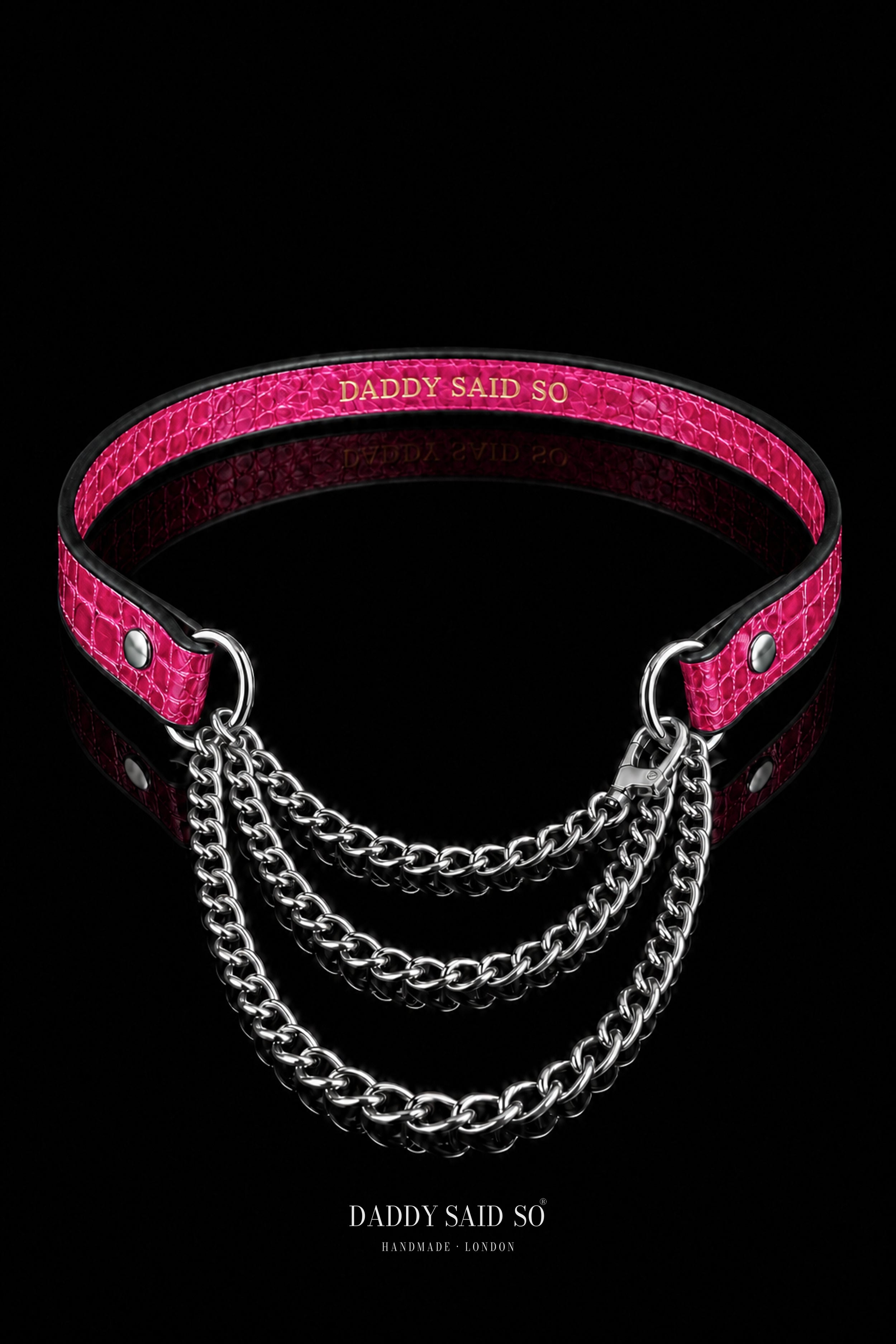 Crimson Chain Choker