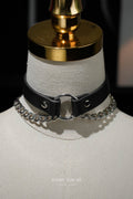 Sliver Double Chain Choker