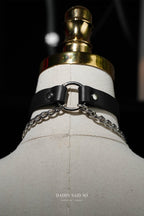 Sliver Double Chain Choker