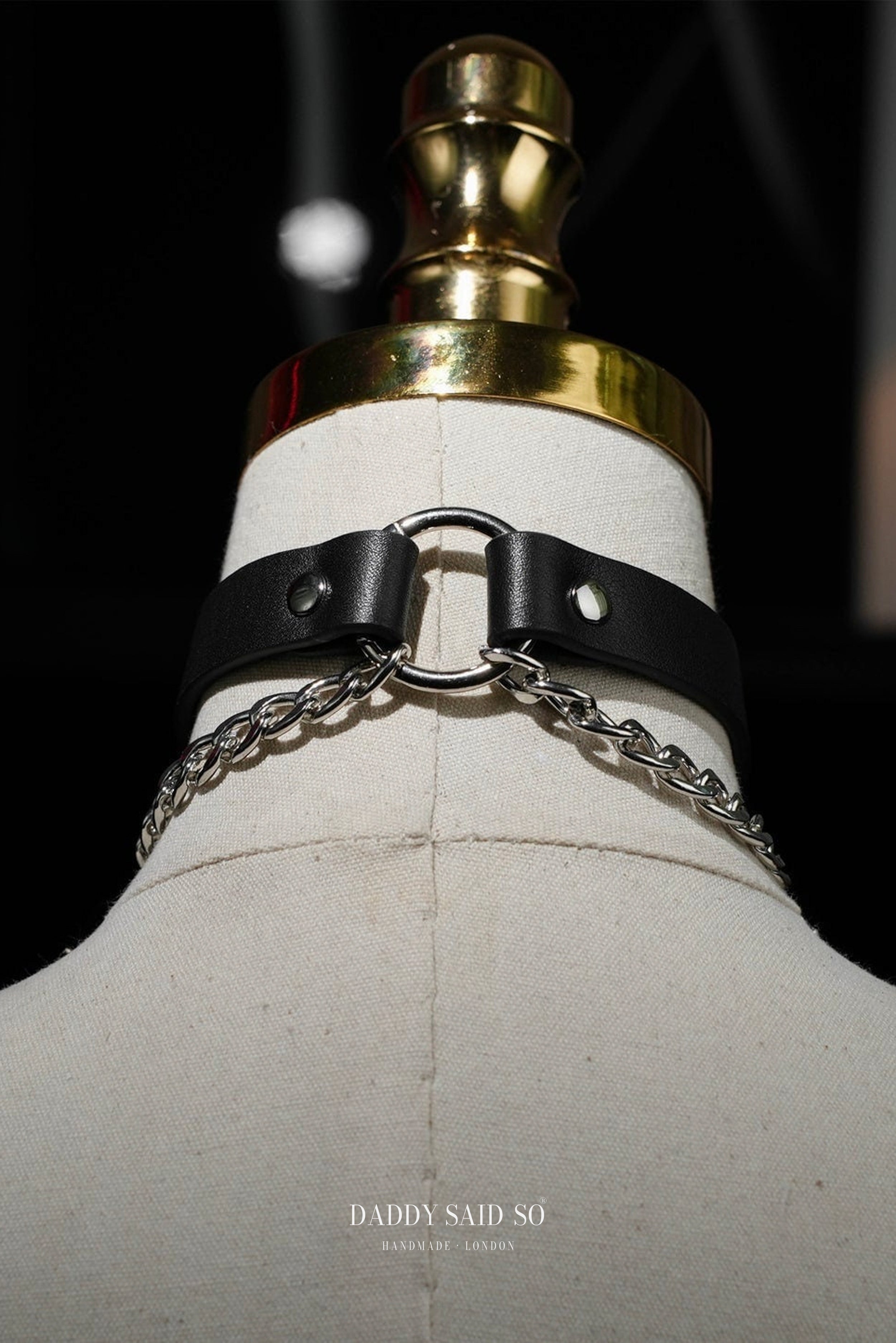 Sliver Double Chain Choker