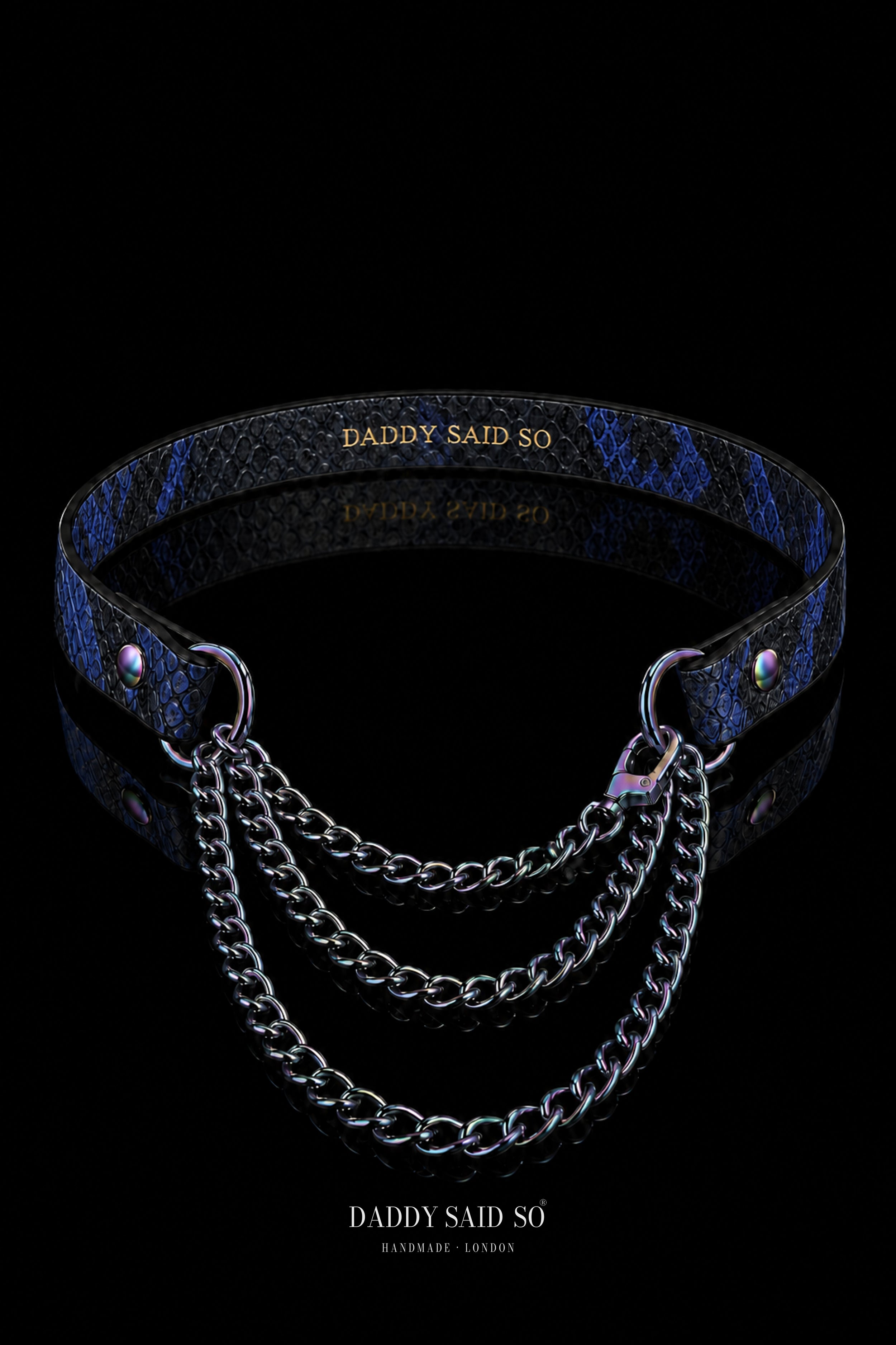 Shadow Serpent Chain Choker