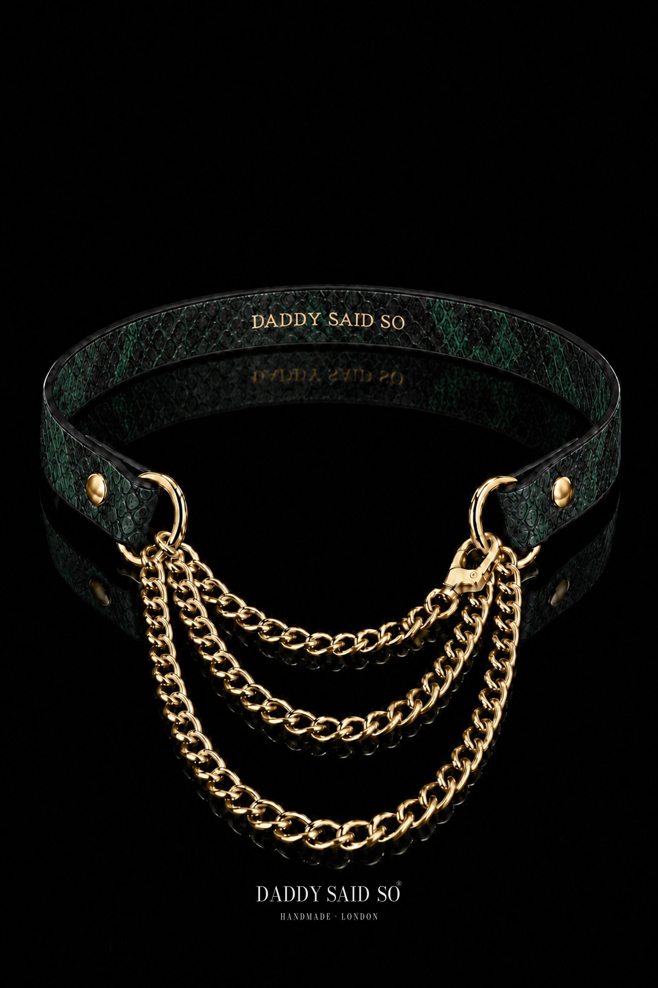 Shadow Serpent Chain Choker